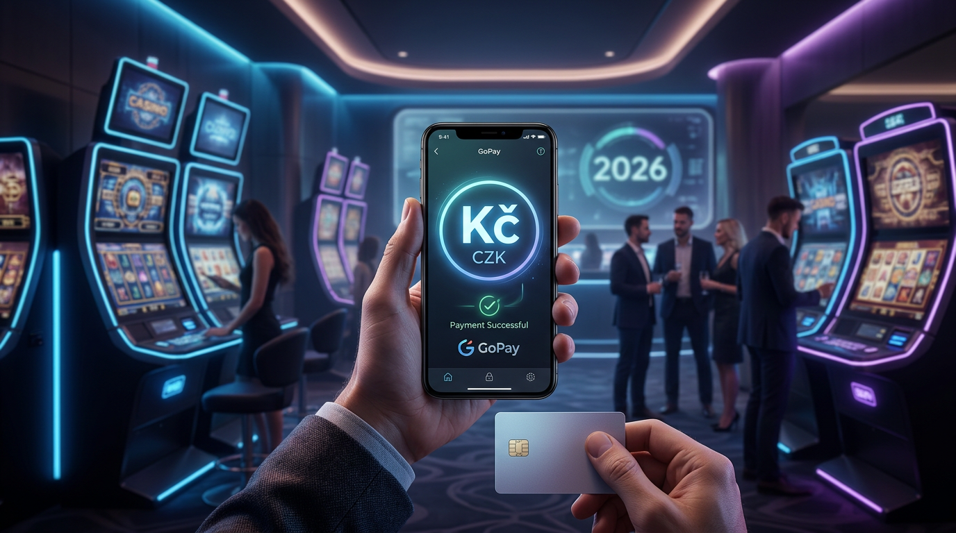 Futuristické GoPay platební rozhraní v moderním českém online casinu